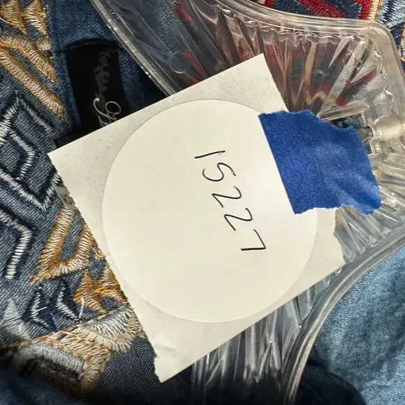 Andree by Unit Womens Boho Top Size L‎ Embroidered Southwestern Hippie Festival - Picture 7 of 7